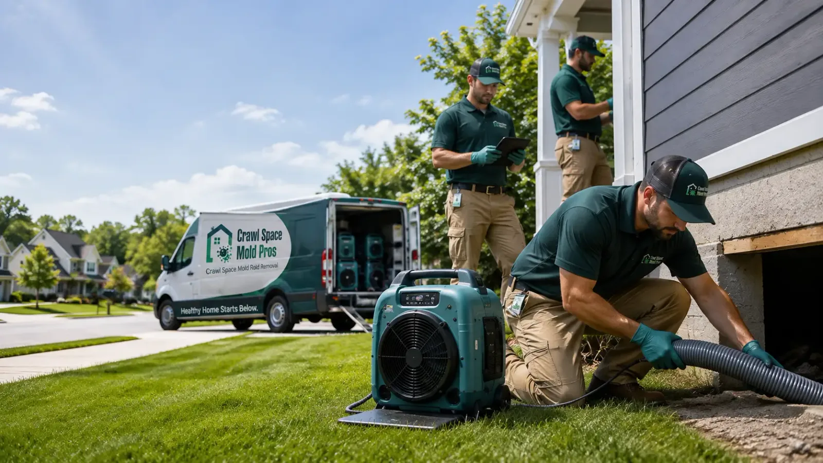 Crawl Space Mold Removal in Hickory, PA